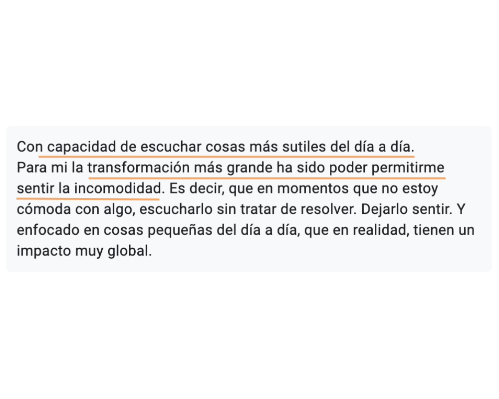 Testimonio Fuerza Cíclica Espacio Terrestre 2